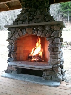 Outdoor Fireplace